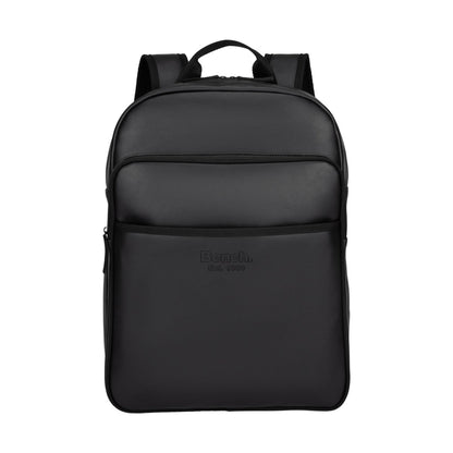 Bench Jayce Men's Backpack: front zip pocket, padded straps, top handle, Bench logo.