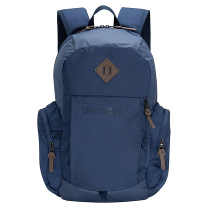 Bench Terra Backpack by Bench: durable, adjustable straps, multiple zip pockets. Shown on a white background.