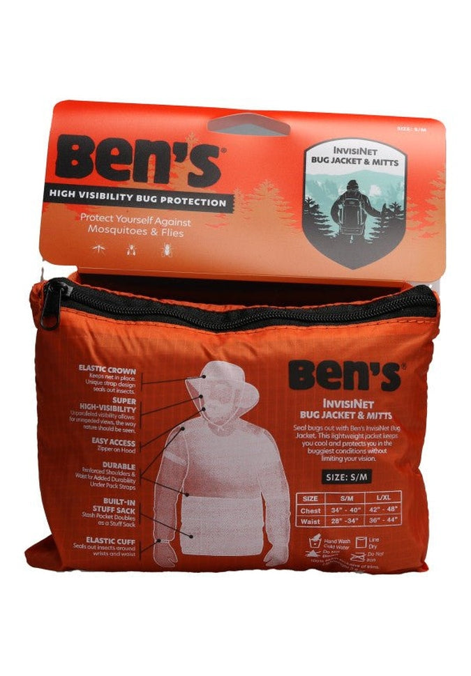 Ben's® InvisiNet Bug Jacket & MittsS/M