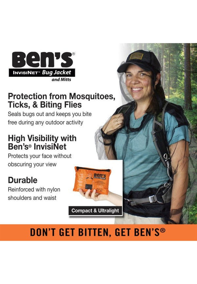 Ben's® InvisiNet Bug Jacket & MittsL/XL