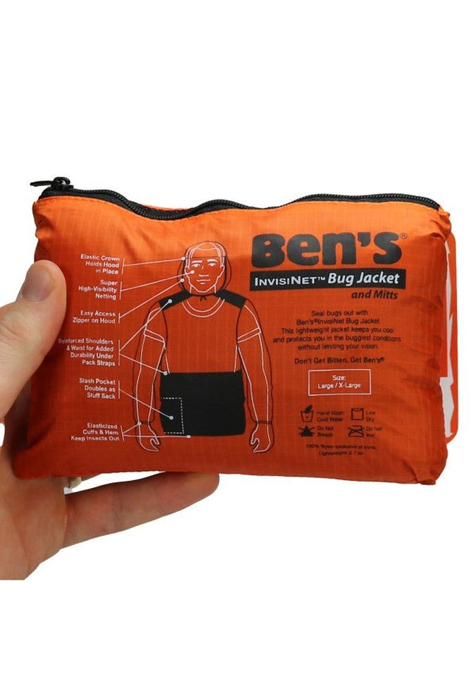 Ben's® InvisiNet Bug Jacket & MittsL/XL