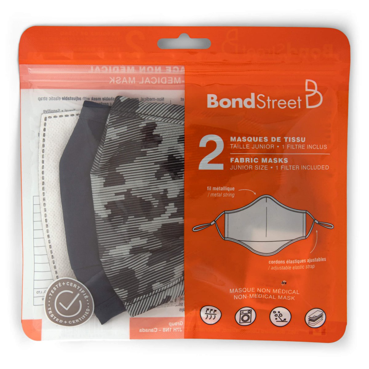 BondstreetNon Medical Bondstreet Kids Face Masks - 2 PackPPE1013517