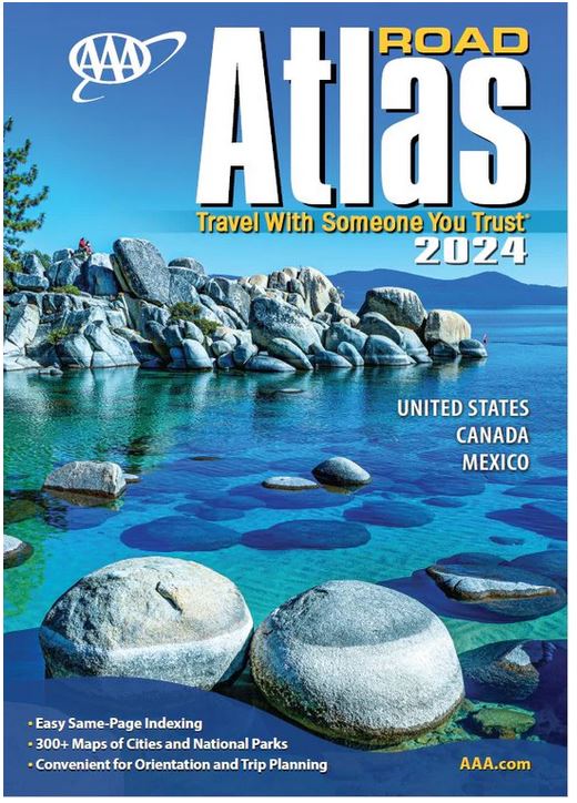 Product Image – 2024 AAA Road AtlasTravel Books