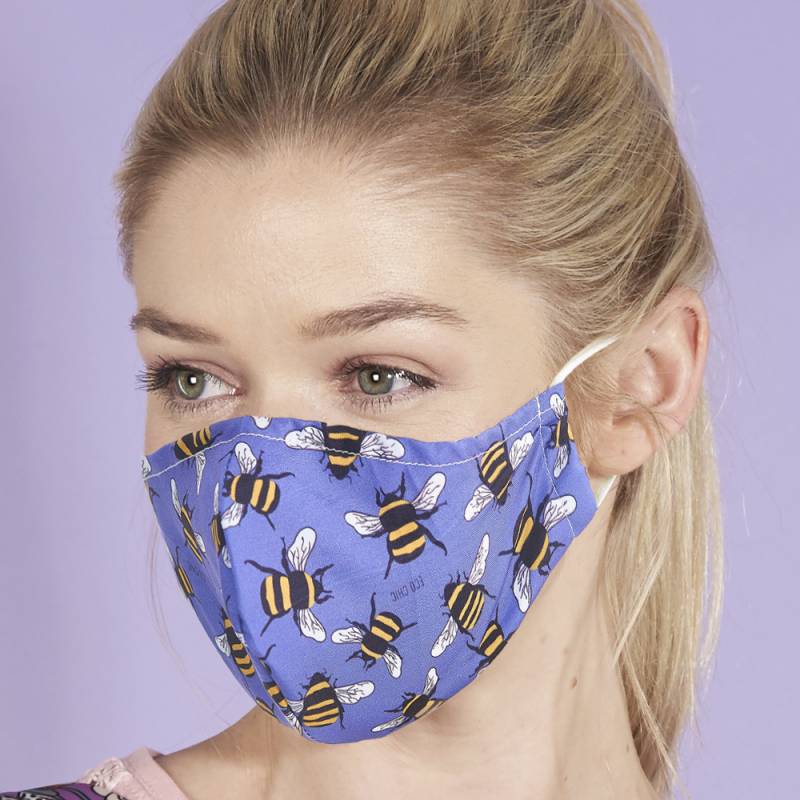 Non Medical Eco Chic Face MaskPPEPurple Bees