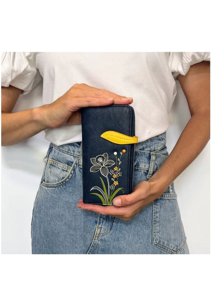 Espe Daffodil RFID Clutch WalletWalletBlue