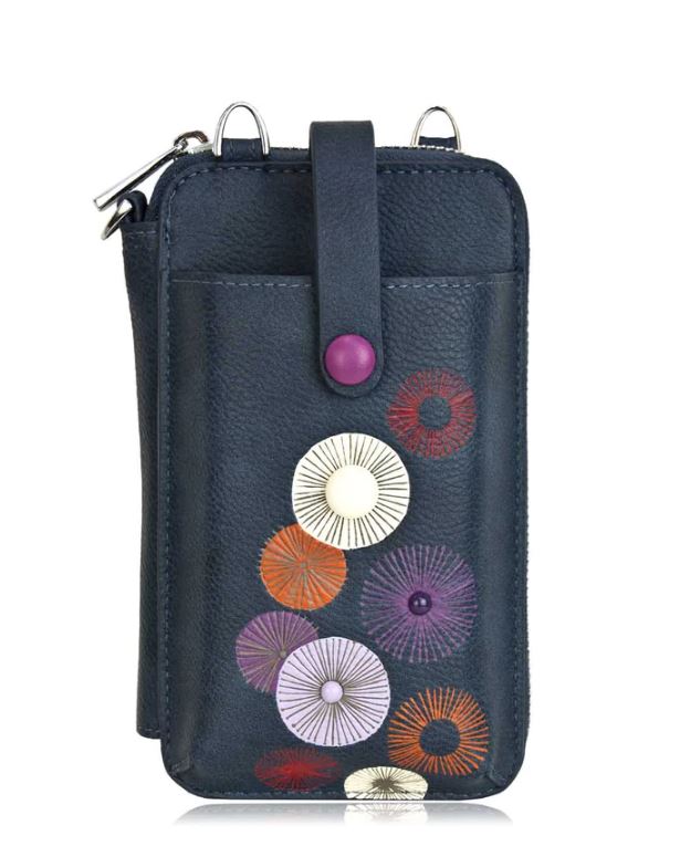 Espe Floret Smartphone PouchCrossbodyBlue