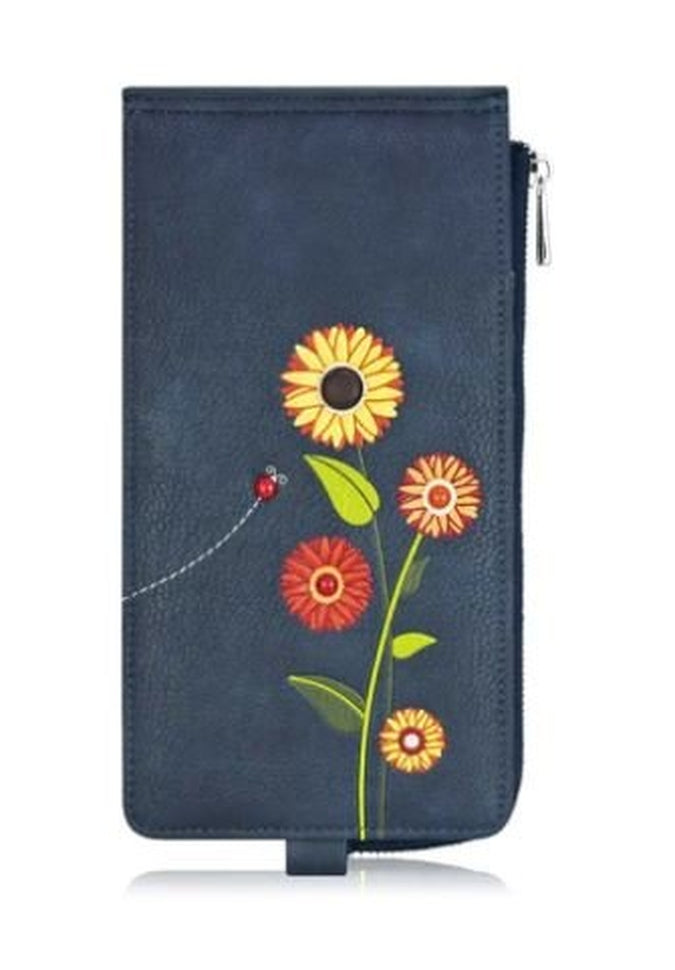 Espe Gerbera RFID Card WalletWalletBlue