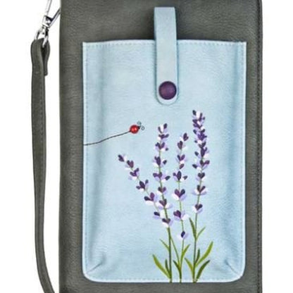 Espe Lavender RFID iSmart CrossbodyCrossbodyBlue