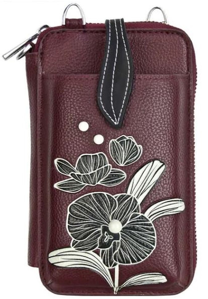 Espe Orchid Smartphone PouchBagWine