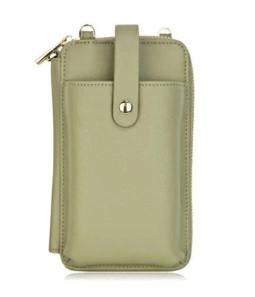 Espe Pastel RFID Smartphone Pouch - ClearanceCrossbodySage