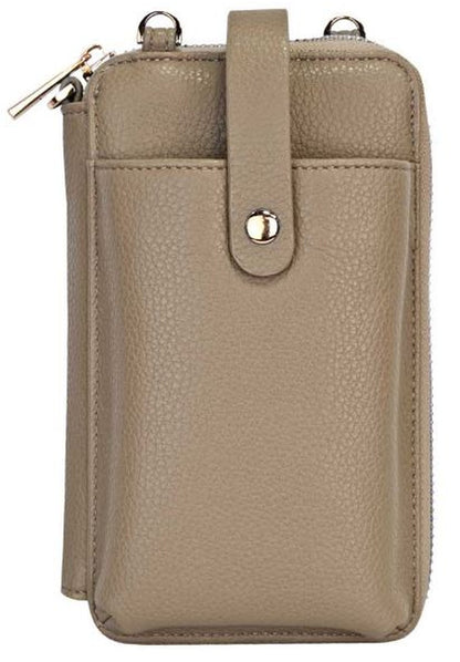 Espe Pastel RFID Smartphone PouchCrossbodyLatte