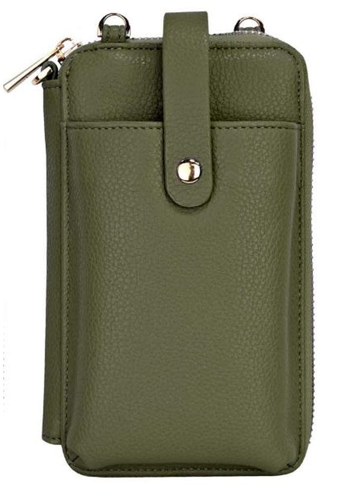 Espe Pastel RFID Smartphone PouchCrossbodyMoss