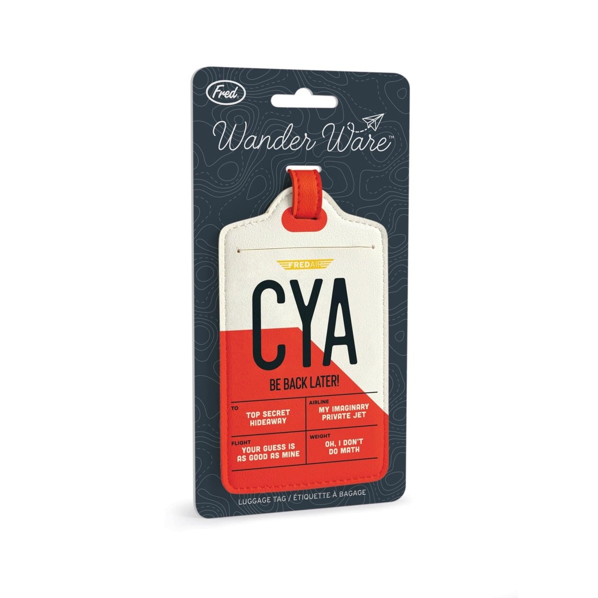 Fred - Wander Ware Luggage Tag - 7 styles availableLuggage TagsCYA