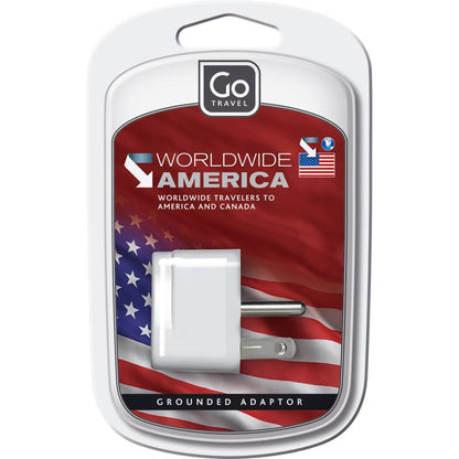 Go Travel Worldwide to Canada and USA Grounded AdaptorAdapters