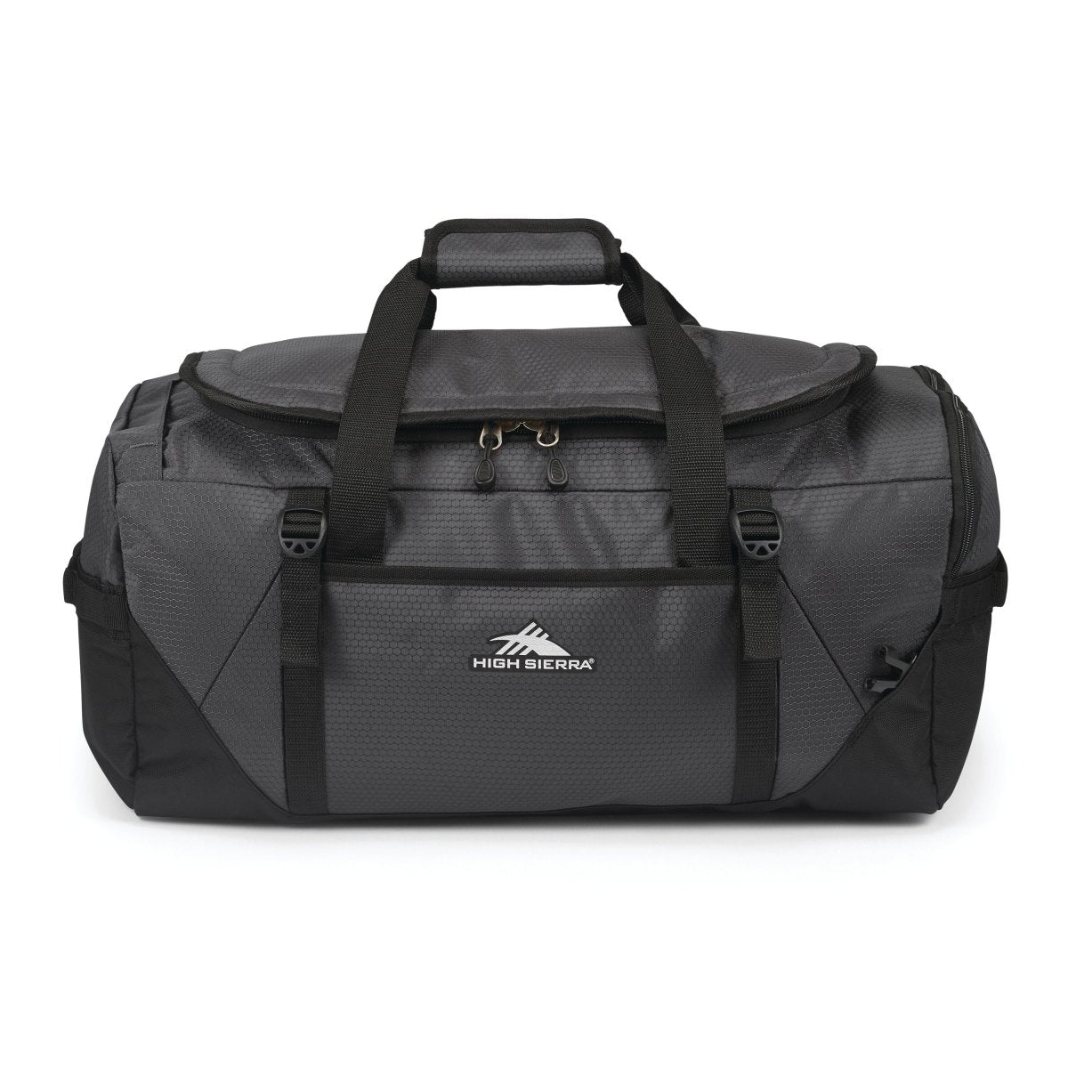 High Sierra Fairlead Collection Convertible DuffleDuffel BagsMercury - Black