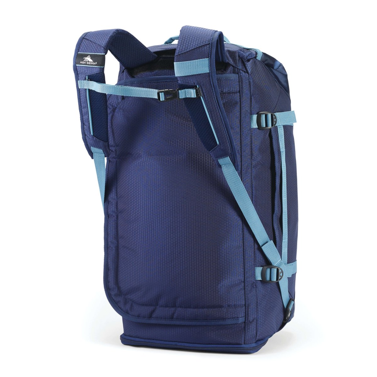 High Sierra Fairlead Collection Convertible DuffleDuffel BagsTrue Navy - Graphite Blue