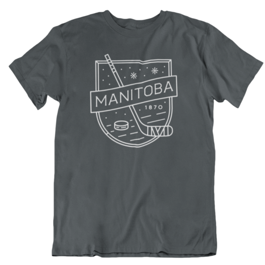 We Heart Winnipeg MB Hockey T-Shirt