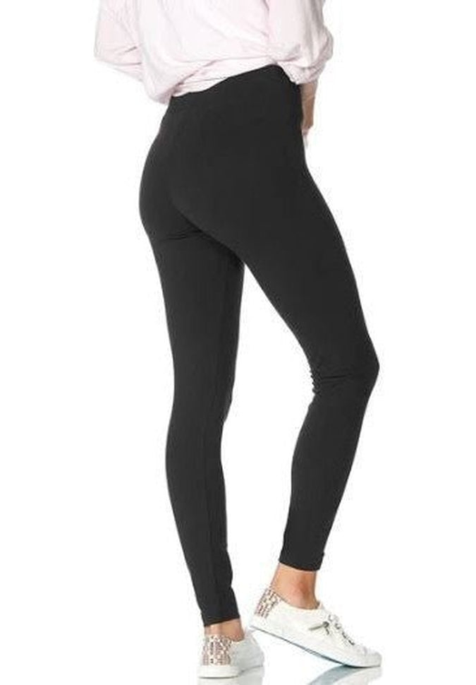 HUE Ultra Leggings with Wide Waistband - SMALL ONLYLeggingsBlackSmall