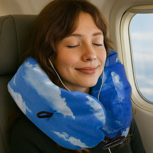 Product Image – Kikkerland Cloud Neck Pillow
