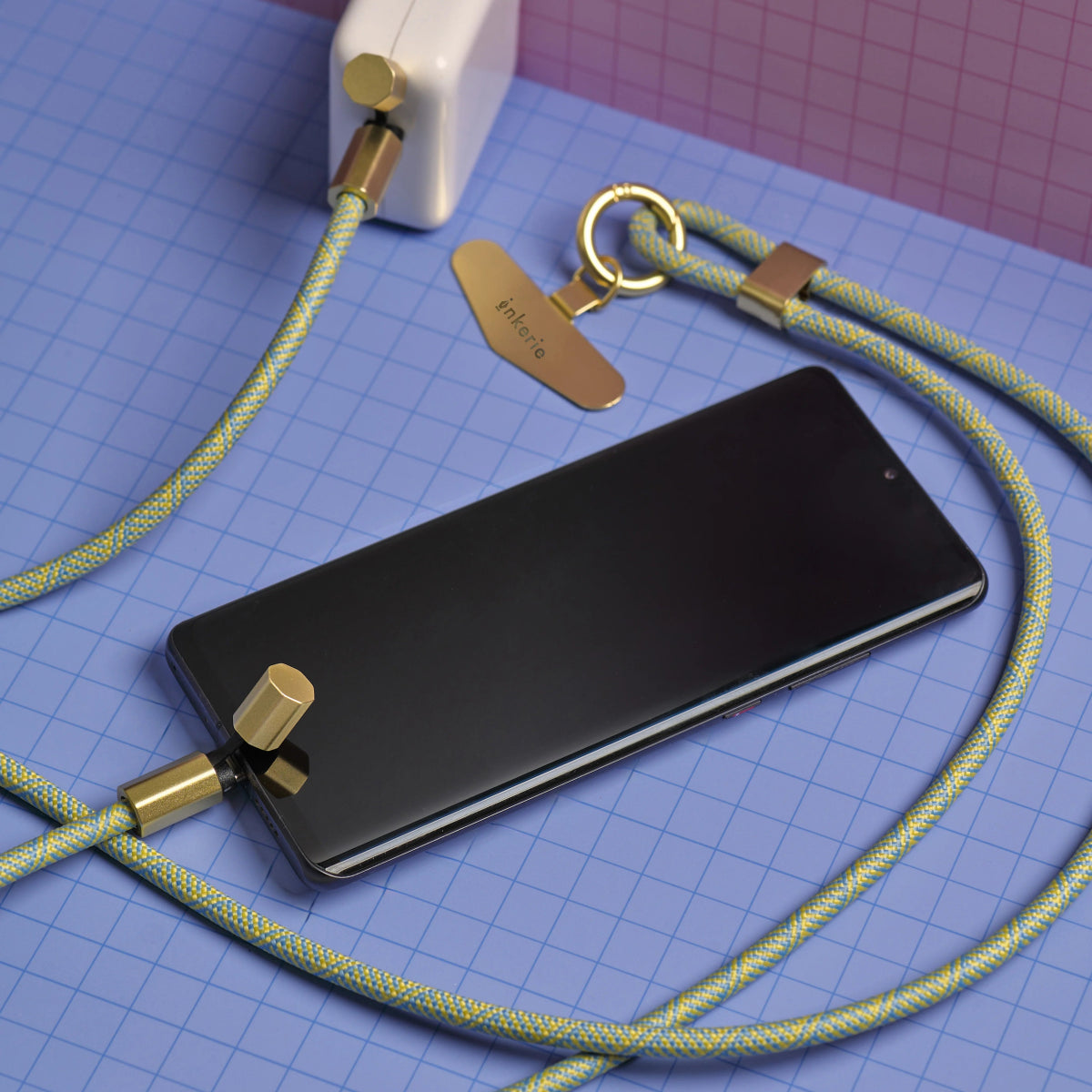 Kikkerland Inkerie Charge & Carry Phone Lanyard