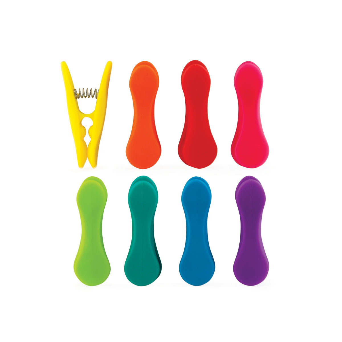 Kikkerland Rainbow Bag Clips