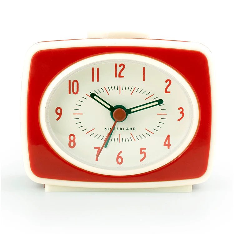 Kikkerland Red Classic Alarm Clock