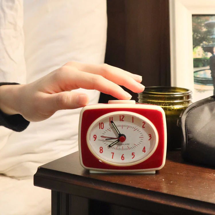 Kikkerland Red Classic Alarm Clock