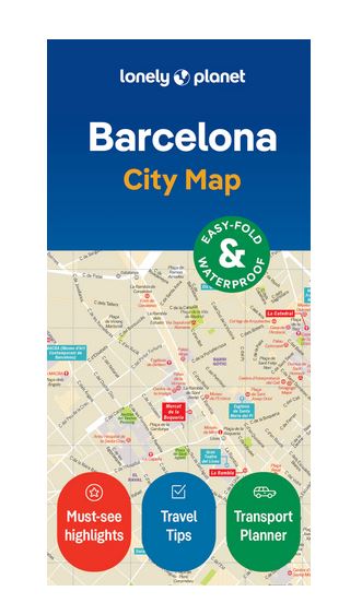 Lonely Planet Maps - New EditionsMapBarcelona