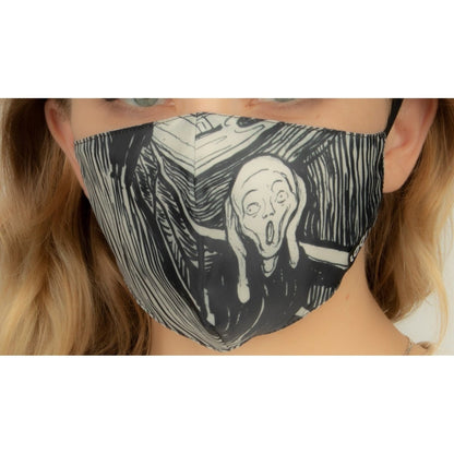 Non Medical Loqi Museum Print Face Masks - ONLINE ONLYPPEThe Scream Mask