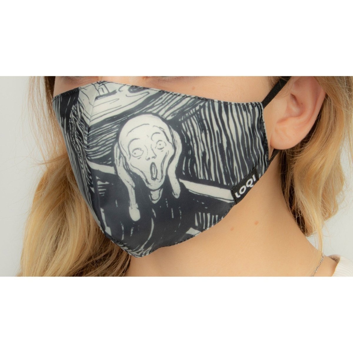 Non Medical Loqi Museum Print Face Masks - ONLINE ONLYPPEThe Scream Mask