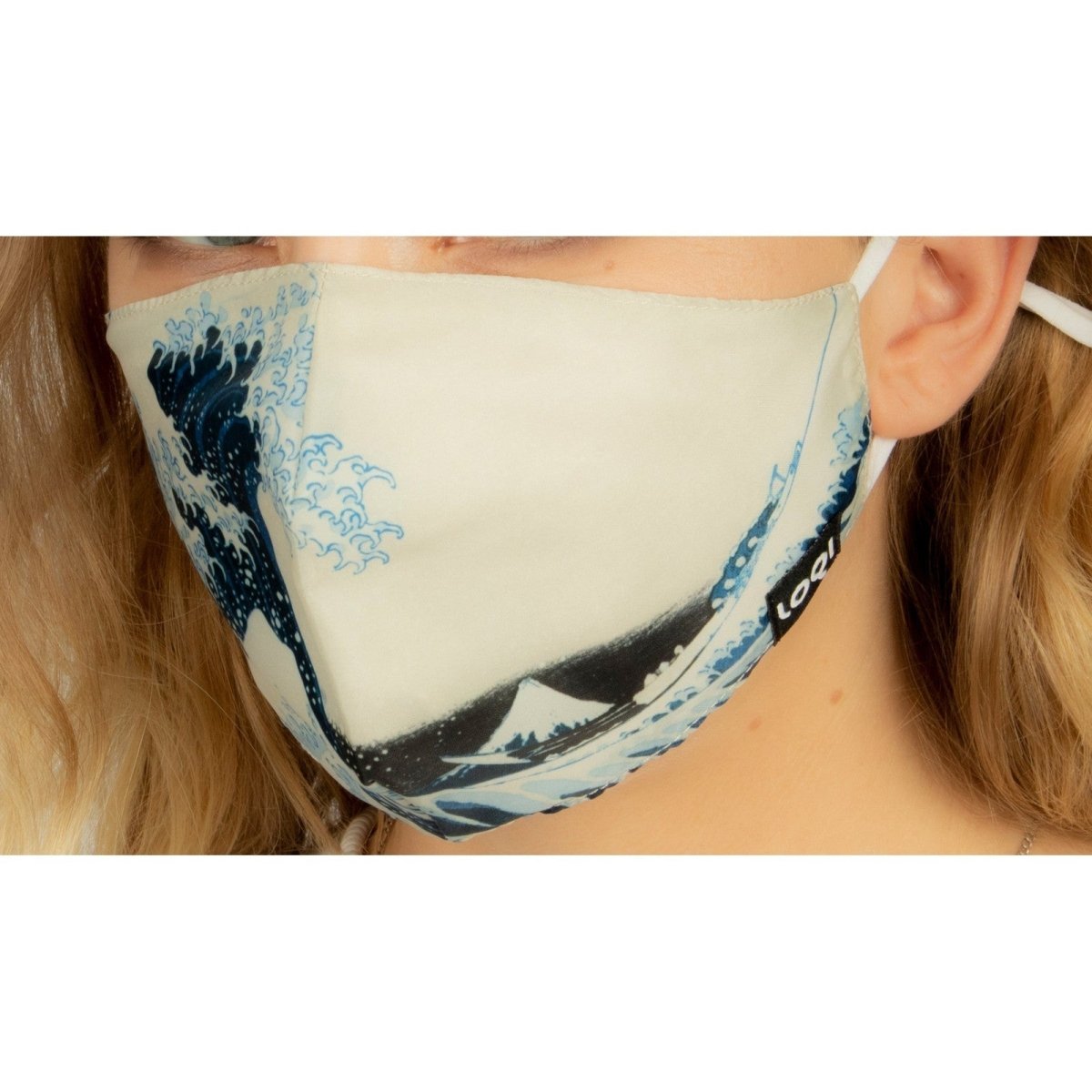 Non Medical Loqi Museum Print Face Masks - ONLINE ONLYPPEThe Great Wave Mask