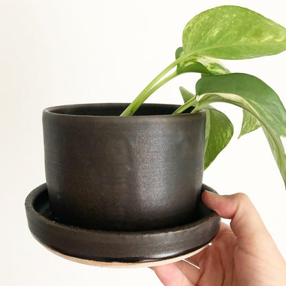 Lot.Ceramics Planter with DrainagePots & PlantersIron