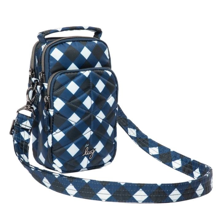 Lug Skeeter Mini 2 Convertible Crossbody - ClearanceCrossbody BagGingham Navy