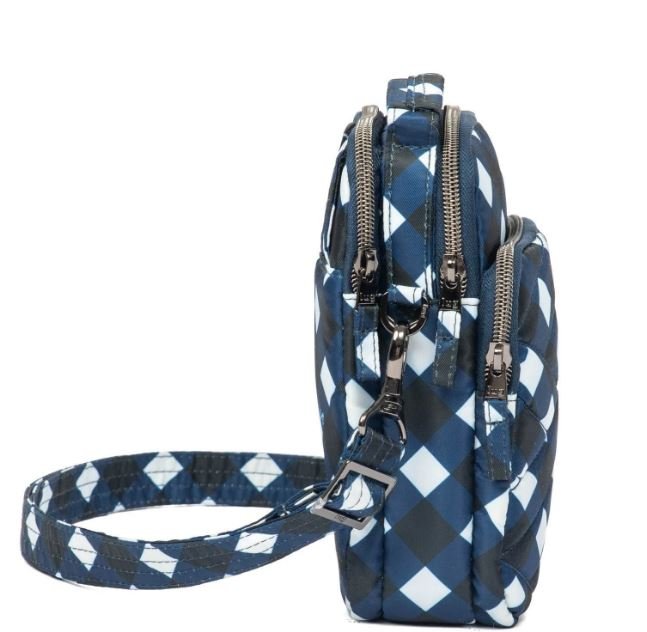 Lug Skeeter Mini 2 Convertible Crossbody - ClearanceCrossbody BagGingham Navy