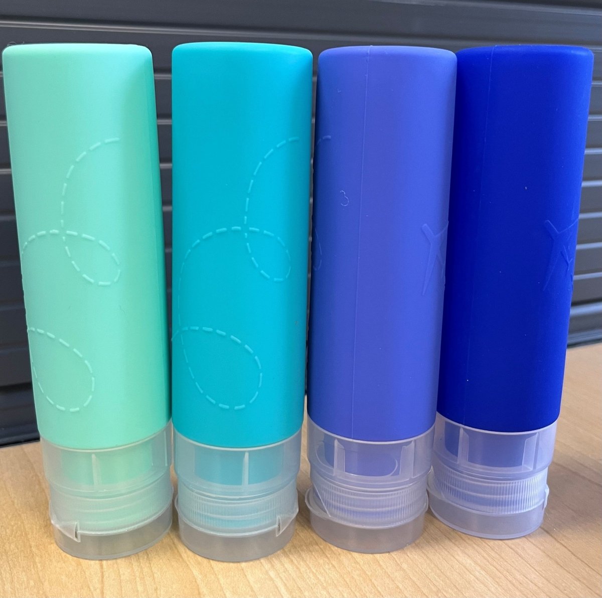 Mytagalongs Set of 4 Silicone Travel Bottle Set