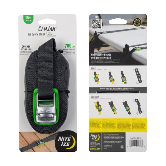Product Image – Nite Ize CAMJAM® TIE DOWN STRAPS 18'Tie Down Straps
