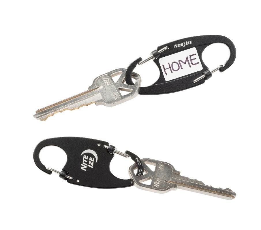 Nite Ize Identikey Slidelock Dual Carabiner 2 PackS - Biner