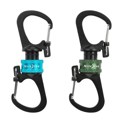 Product Image – Nite IzeNite Ize SLIDELOCK® 360° MAGNETIC LOCKING DUAL CARABINERCarabiners1019055