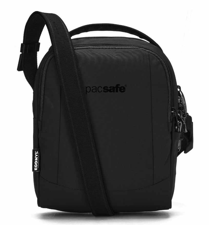 Pacsafe Metrosafe LS100 Anti - Theft Econyl® Crossbody BagCrossbody BagJet Black