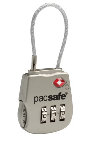 Pacsafe Prosafe® 800 Travel Sentry® Approved Combination Cable PadlockTravel Accessories