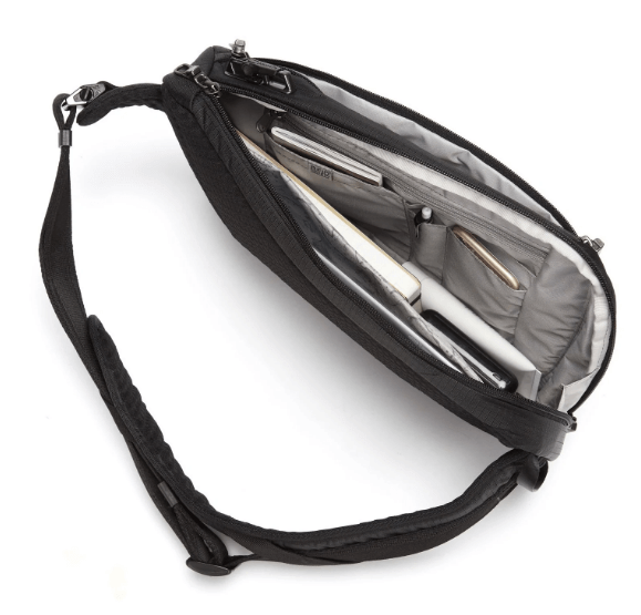 Pacsafe Vibe 325 Anti - Theft Econyl® Sling Pack - BlackSling BagBlack