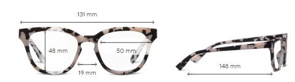 Peepers Betsy ReadersBlack Marble1.00