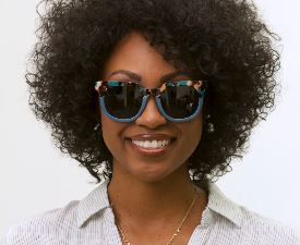 Peepers Carpe Diem SunglassesTeal Botanico/Teal