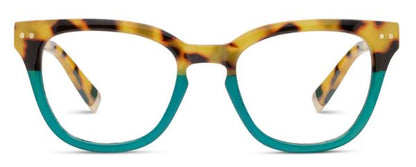 Peepers Faye ReadersTokyo Tortoise/Teal1.25