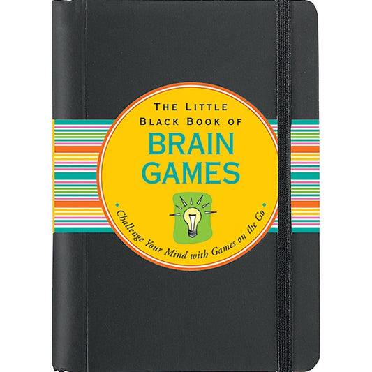 Product Image – Peter Pauper Press Little Black Book of Brain GamesPuzzles