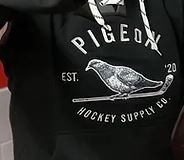 Pigeon Hockey Supply Co. - Lace Up HoodieClothingSmall