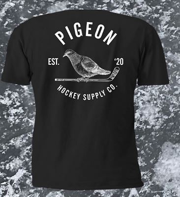 Product Image – Pigeon Hockey Supply Co. - Logo TeeClothingMedium