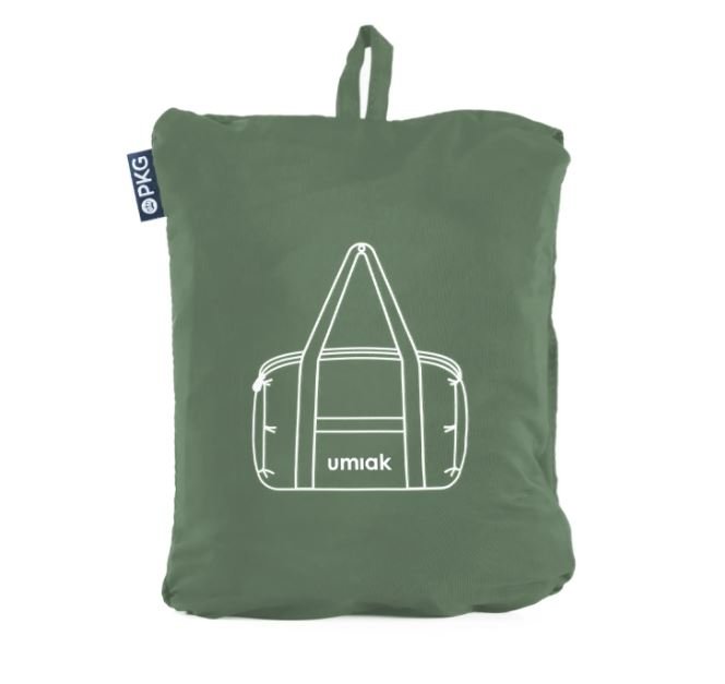 PKG Carry Goods - umiak 31L Recycled Packable DuffelDuffel BagForest Green