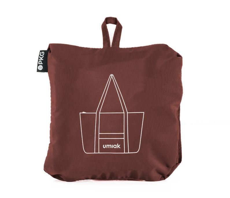 PKG Carry Goods - umiak 33L Recycled Packable ToteTote BagRum Raisin