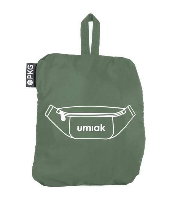 PKG Carry Goods - umiak 3L Recycled Packable CrossbodyWaist packForest Green